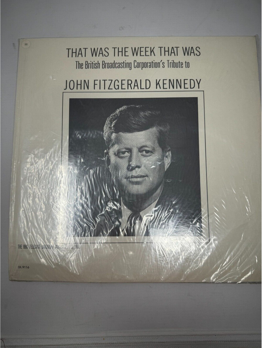 BBC JFK John F Kennedy Tribute Vinyl Record LP That Was The Week That Was